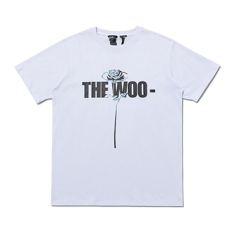 Vlone Men'S Large Size Loose Shortsleeved Summer Clothes Casual Tshirt