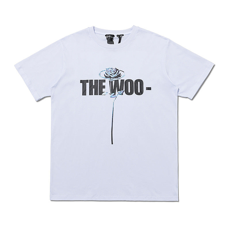 Vlone T Shirt Men'S Large Size Loose Short Sleeve Summer T-Shirt