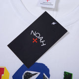 Noah T Shirt Noah Paper Cut Tee Printed Short Sleeve T-Shirt