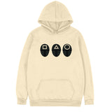 Squid Game Costume Pattern Print Hooded Couple Sweater