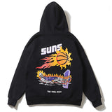 Kanye West Sunday Service Hoodie Sports Basketball Printing Plus Velvet Hoodie