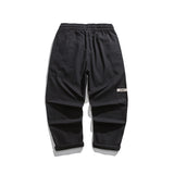 Man Fall Outfis Solid Color Simple Straight-Leg Pants Loose Cargo Casual Pants