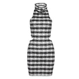 Music Festivals Rave Outfits Dress Spring and Summer Women's Clothing Fashion Sexy round Neck Slim Fit