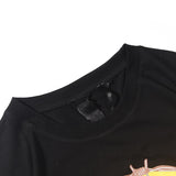 Vlone Spring/Summer Men'S Special Multicolor Letter Circle Short Sleeve