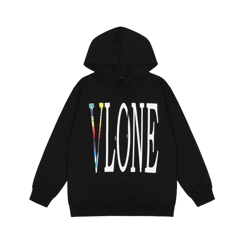 Vlone Hoodie Sweater Men'S Hooded Large V Printed Casual Trend Hoodie