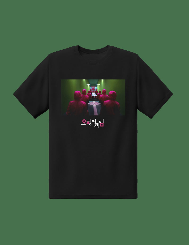 Squid Game Costume round Six Printed Short-Sleeved T-shirt
