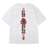 Men T-Shirts Loose Print Half Sleeve Shirt