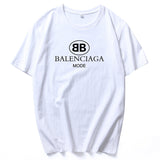 Unisex Balenciaga T Shirt Short Sleeved T shirt Men's Summer Men's Pullover Leisure T shirt Bottoming Shirt