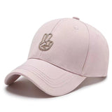 Ball Caps Spring and Autumn Embroidered 100% Cotton Hat Women's Outdoor Baseball Cap