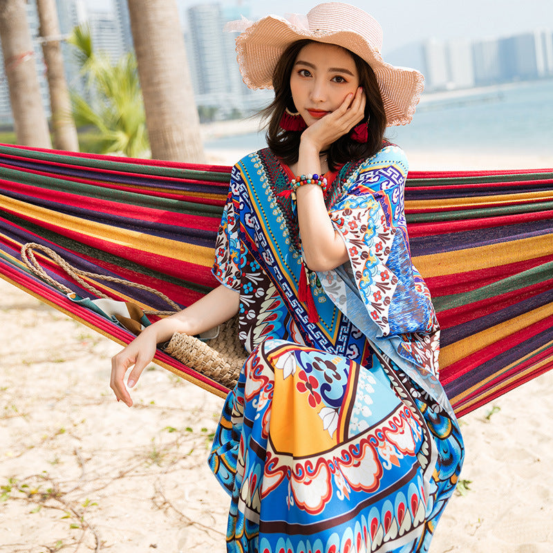 Coachella Music Festival Outfits Beach Dress Large Size Loose Dress for Women Summer