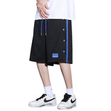Men White Shorts Casual Pants Summer Men's Sports Pants