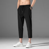 Grey Sweatpants Men's Casual Trousers Spring and Autumn Sweatpants Men