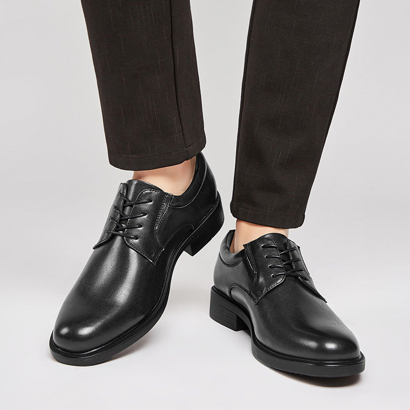 Men's Dress Shoes Classic Leather Oxfords Casual Cushioned Loafer Business Casual Formal Wear Leather Shoes Men