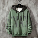 Men Hoodie Spring and Autumn Pullover Sweater Loose Trendy Casual