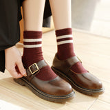 Mary Jane Shoes Jk Uniform Shoes Pumps