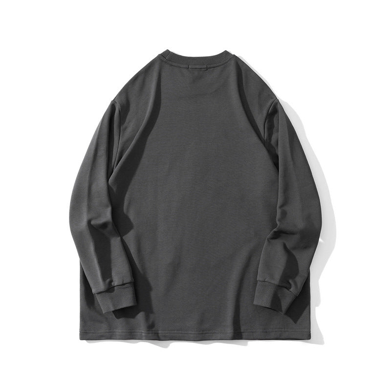 Man Fall Outfits Autumn and Winter Men's Clothing Stitching Internet Celebrity Couple Casual Sweatshirt Men's and Women's Fashion