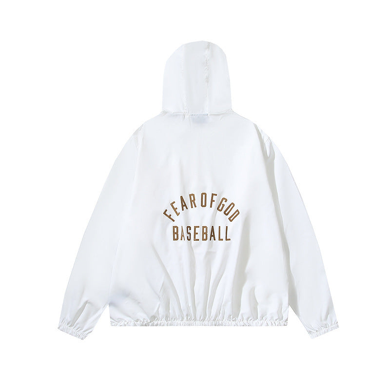 Fog Fear of God Hooded Sun Protection Shirt Hooded Pullover High Street Loose Cap Sun Protection Clothing