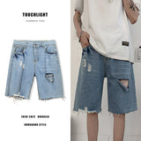 Men Denim Shorts Men's Summer