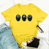 Squid Game Costume Printed Short-Sleeved Men's and Women's T-shirt