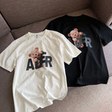 Moschino T Shirt Bear Printed Short Sleeve Round Neck Loose Men And Women