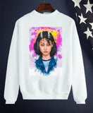 Squid Game Costume Girl Pattern Printed Long-Sleeved Top Sweatshirt