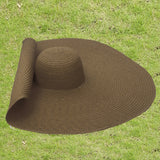 Big Hats Spring/Summer Big Brim Straw Hat Beach Sun-Proof