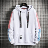 Men Hoodie Pullover Loose Sports and Leisure Top Youth Trendy