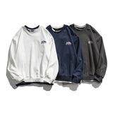 Crew Neck Sweatshirts for Men Men's Autumn round Neck Sweater Men's and Women's Pullover