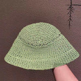 Summer Hats Women's Summer Hat Woven Bucket Hat
