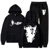Vlone T Shirts & Shorts 2 Piece Set Sports Leisure Pullover Sweater Hooded