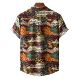 Camp Collar Shirt Floral Short Sleeve Shirt