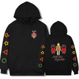 Squid Game Costume Hoodie Casual Sports Sweater for Men
