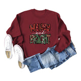 Merry And Bright Sweatshirts Merry And Bright Autumn And Winter Long Sleeve