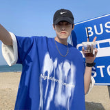 Men T-Shirts round Neck Printed Short Sleeve Loose
