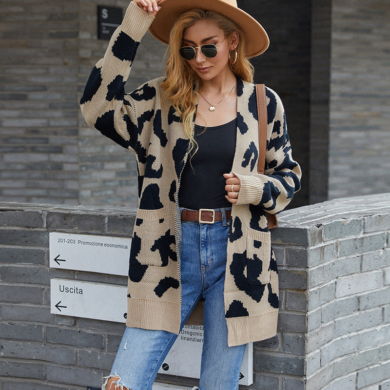 Women Cardigan Knit Sweater Coat