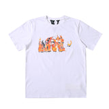 Vlone Snake T Shirt Men'S And Women'S Loose Short-Sleeved T-Shirt
