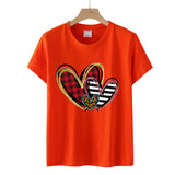 Valentine's Day T Shirt Spring/Summer Short-Sleeved T-shirt Top