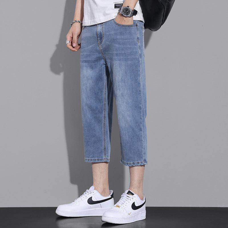 Men Denim Shorts Summer Men's Jeans Shorts Casual Loose