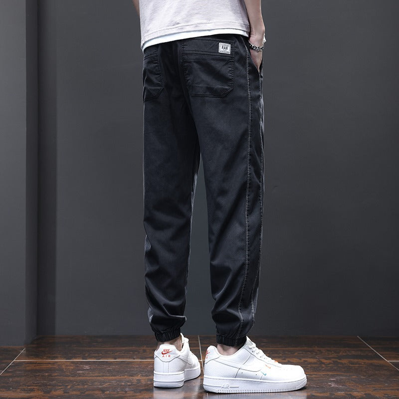 Cuffed Cargo Pants Spring/Summer Loose Casual Fashion