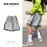 Men White Shorts Casual Fashion Men and Women Loose