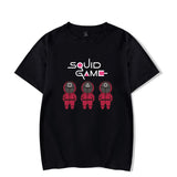 Squid Game Costume Printed Short-Sleeved T-shirt