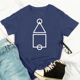 Squid Game Costume Printed Short Sleeve Pullover Short Sleeve T-shirt