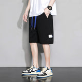 Mens White Shorts Men's Summer Trendy Casual