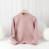 Children Long Sleeve Shirts Autumn Boy's Long-Sleeved T-shirt Warm