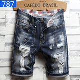 Men Jorts Men's Denim Summer Shorts Loose plus Size