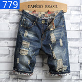 Men Jorts Men's Denim Summer Shorts Loose plus Size