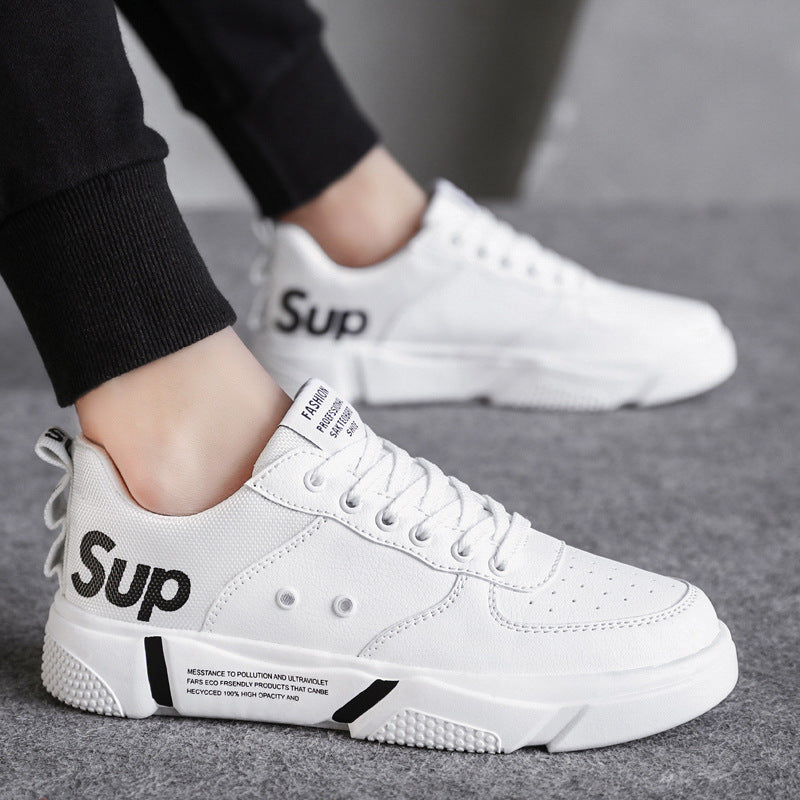 Flat Shoes Summer Sneakers Men's Fashion Junior High School Student Trendy Fashion Boy Leisure Easy Wear Borad Shoe