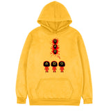 Squid Game Costume Autumn and Winter Men's and Women's Casual Loose Hooded Sweater