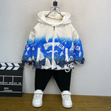 Toddler Boys Jackets Boys Spring and Autumn Hooded Jacket