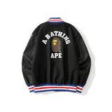 Bathing Ape Jacket Men's and Women's Youth Fashion Street Baseball Jacket Jacket